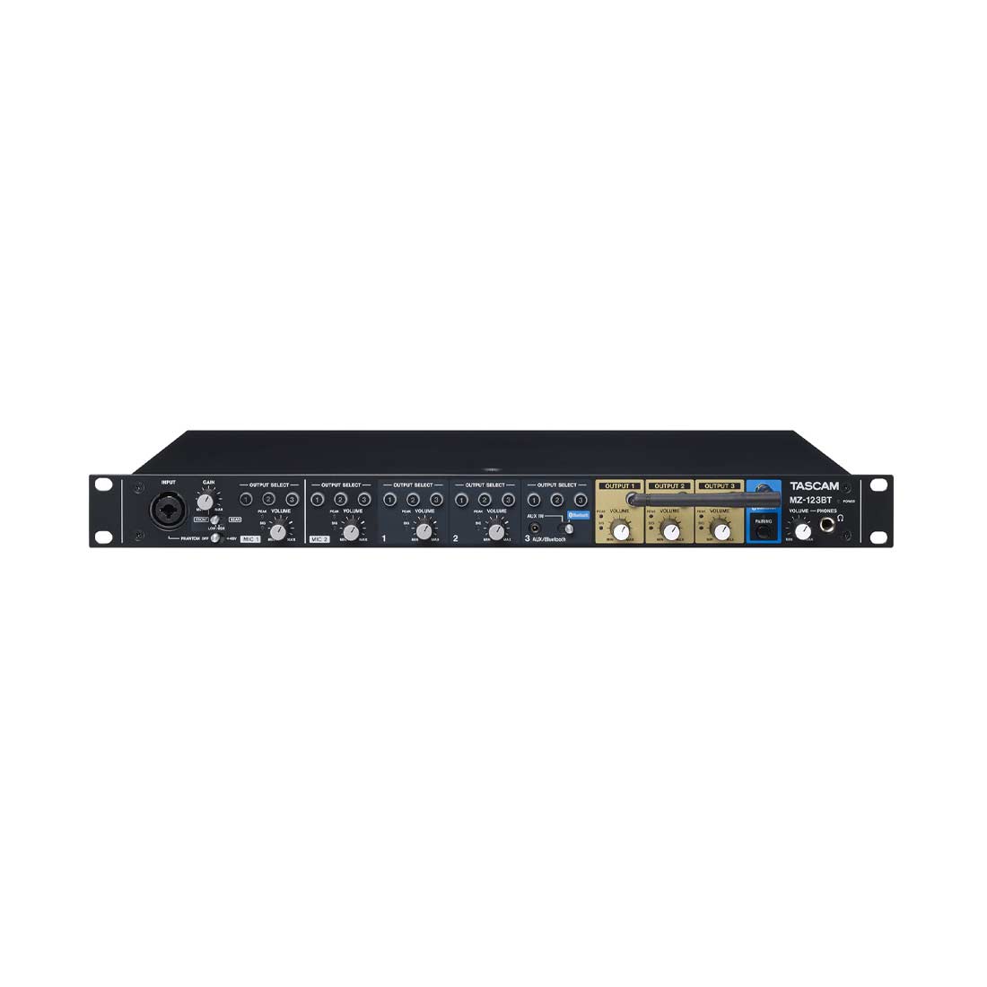 Mixer di zona Tascam MZ-123BT 3 uscite di zona con Bluetooth