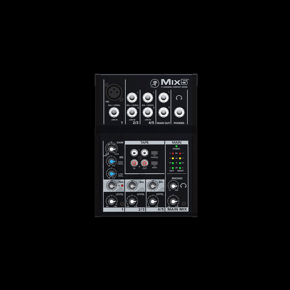 Mackie MK-MIX5 5-Channel Compact Mixer