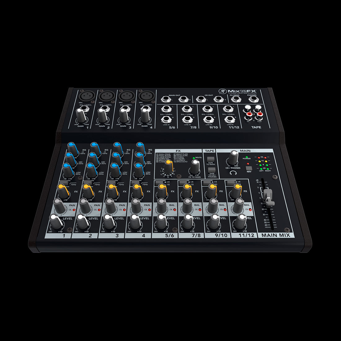 Mackie MK-Mix12FX 12-channel Compact Mixer w/ FX