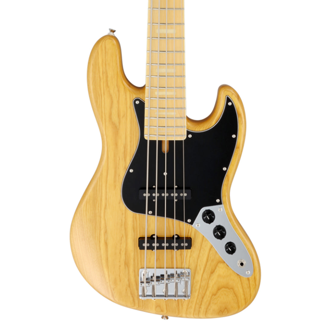 FGN NJB100MBAHV/VNT Neo Classic JB 5-String Vintage Natural Electric Bass Including Gig Bag