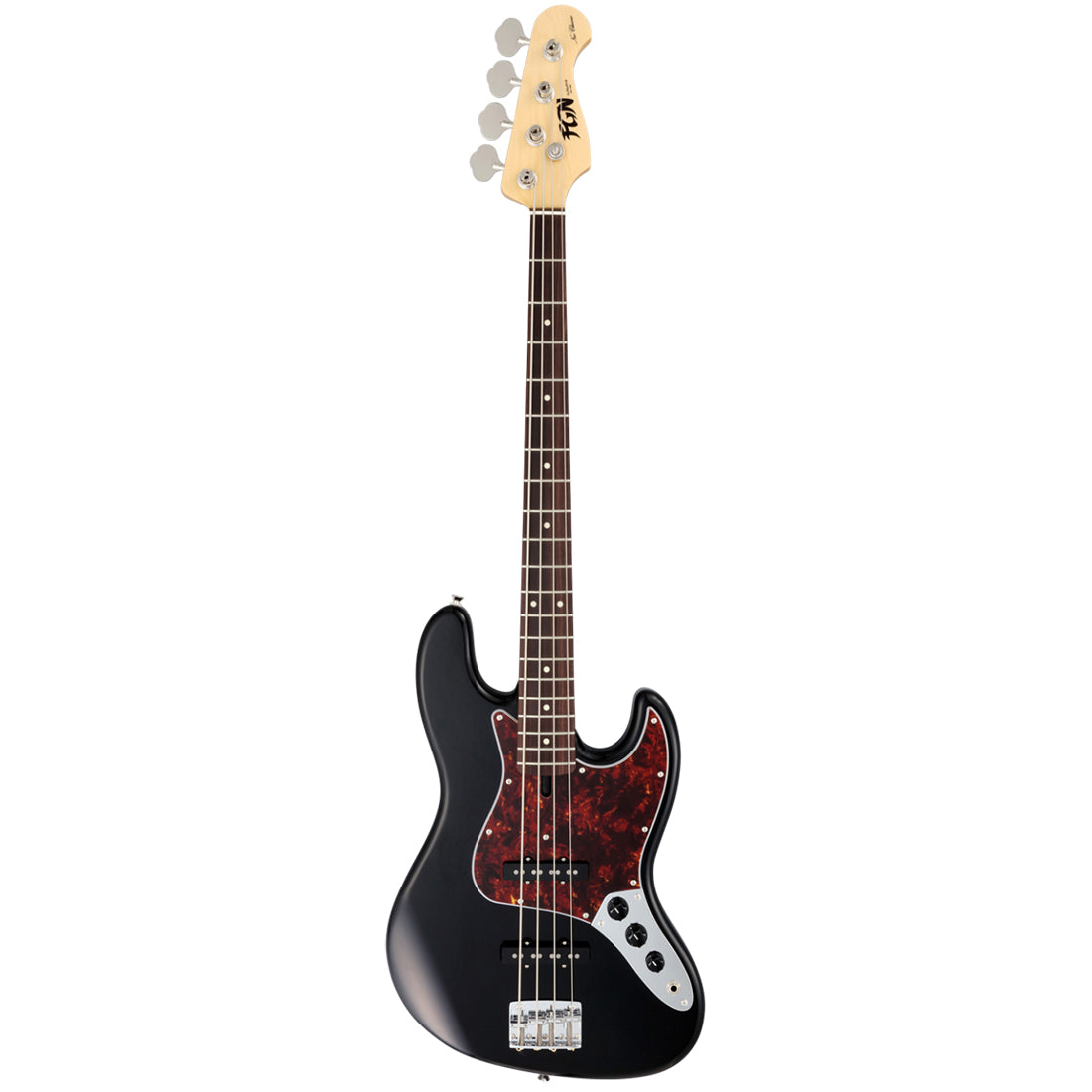 FGN NJB100RAL/BK Neo Classic JB Black Electric Bass Including Gig Bag
