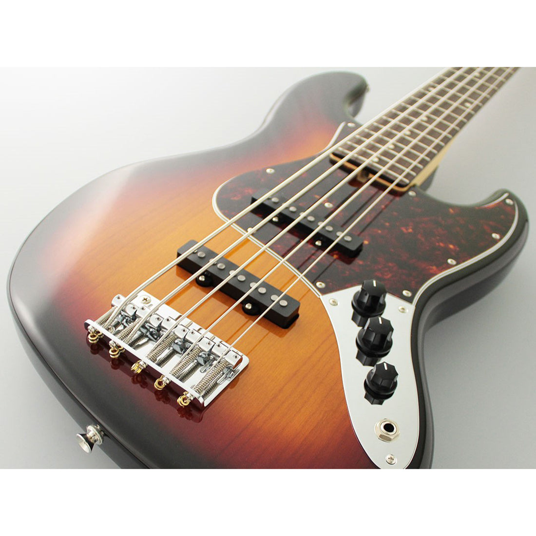 FGN NJB100RALV/3TS Neo Classic JB 5-String 3Tone Sunburst Electric Bass Including Gig Bag