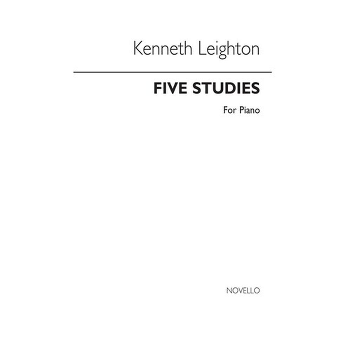 Five Studies Op. 22