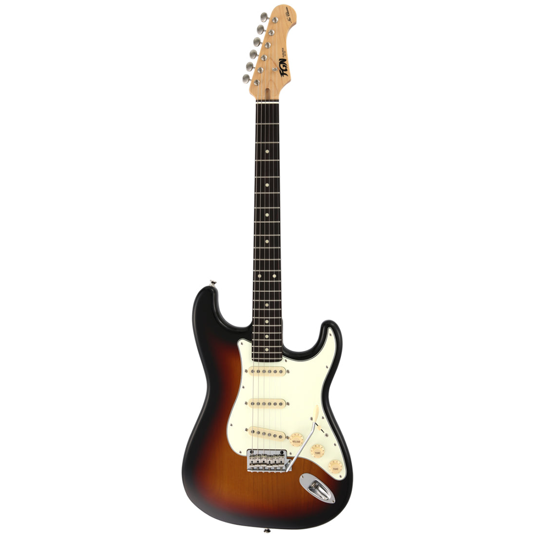 FGN NST100RAL/3TS Neo Classic ST 3Tone Sunburst Electric Guitar Including Gig Bag