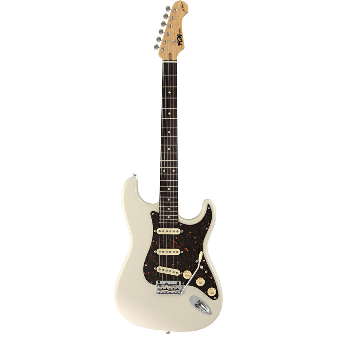 FGN NST100RAL/VWH Neo Classic ST Vintage White Electric Guitar Including Gig Bag