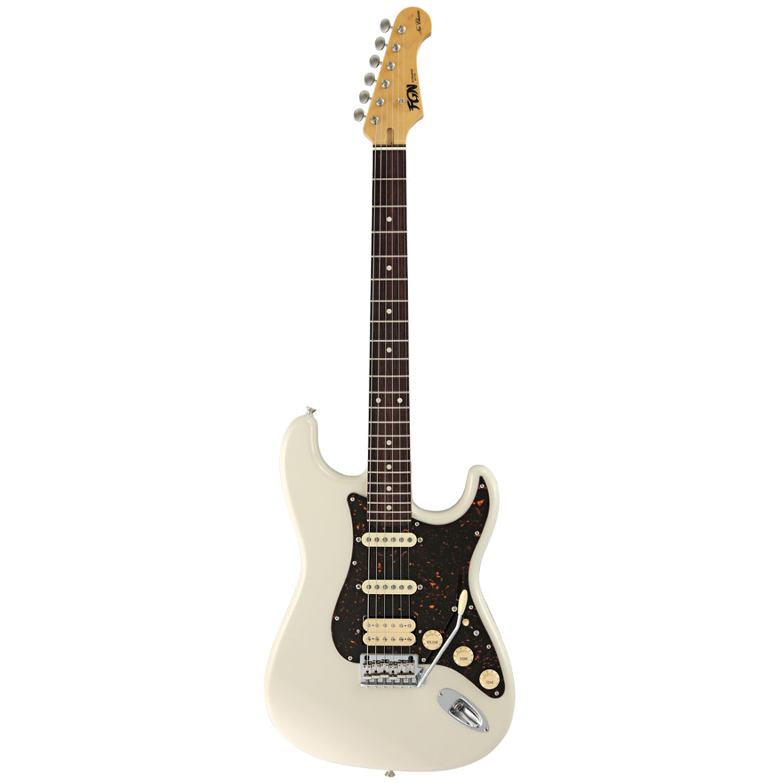 FGN NST110RAL/VWH Neo Classic ST Vintage White Electric Guitar Including Gig Bag