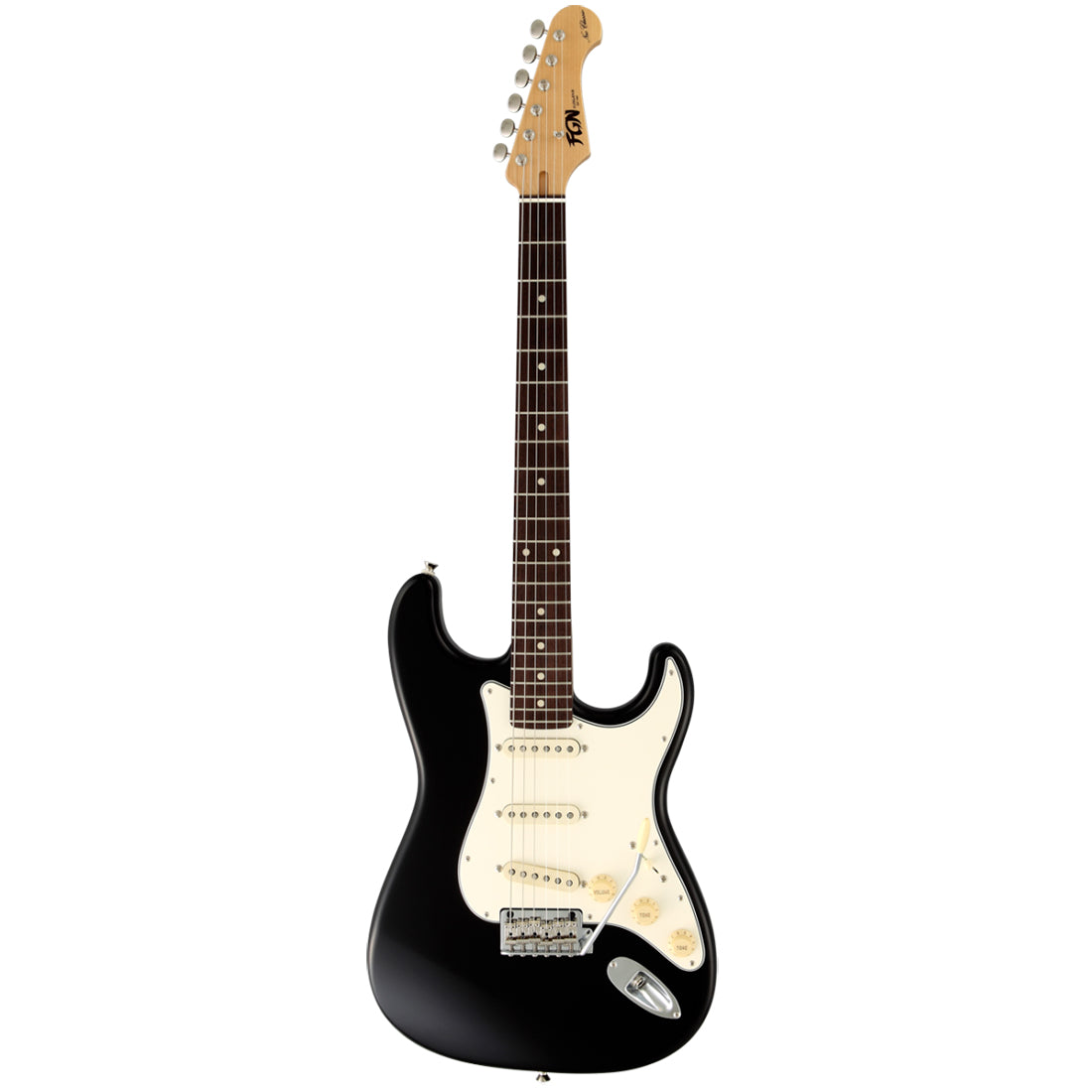 FGN NST200RAL/BK Neo Classic ST Black Electric Guitar Including Gig Bag