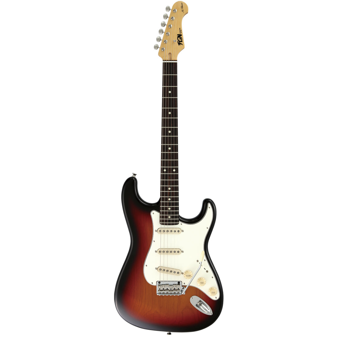 FGN NST200RAL/VSB Neo Classic ST Vintage Sunburst Electric Guitar Including Gig Bag