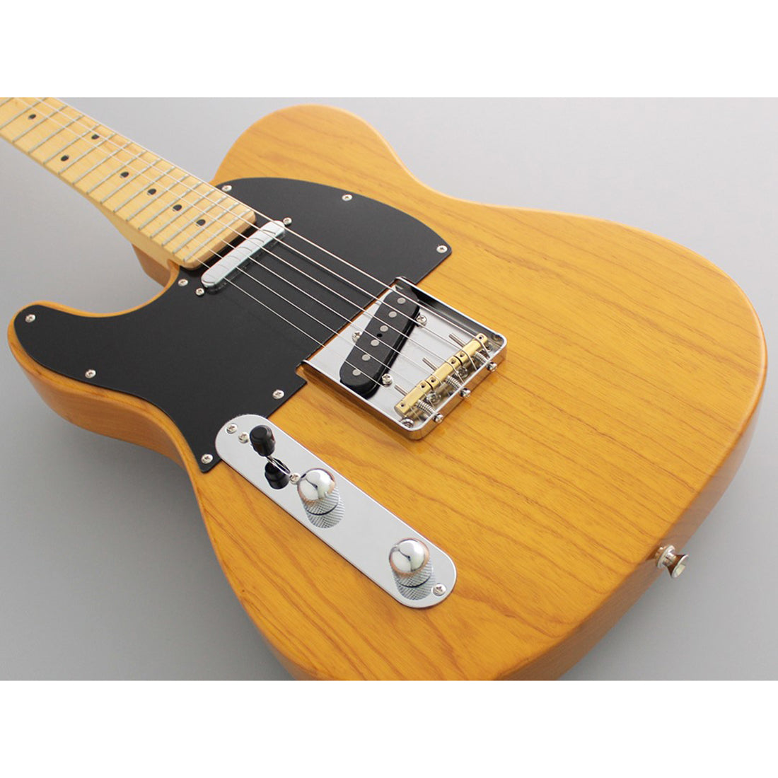 FGN NTE100MAHL/VNT Neo Classic TE Left-Handed Vintage Natural Electric Guitar Including Gig Bag