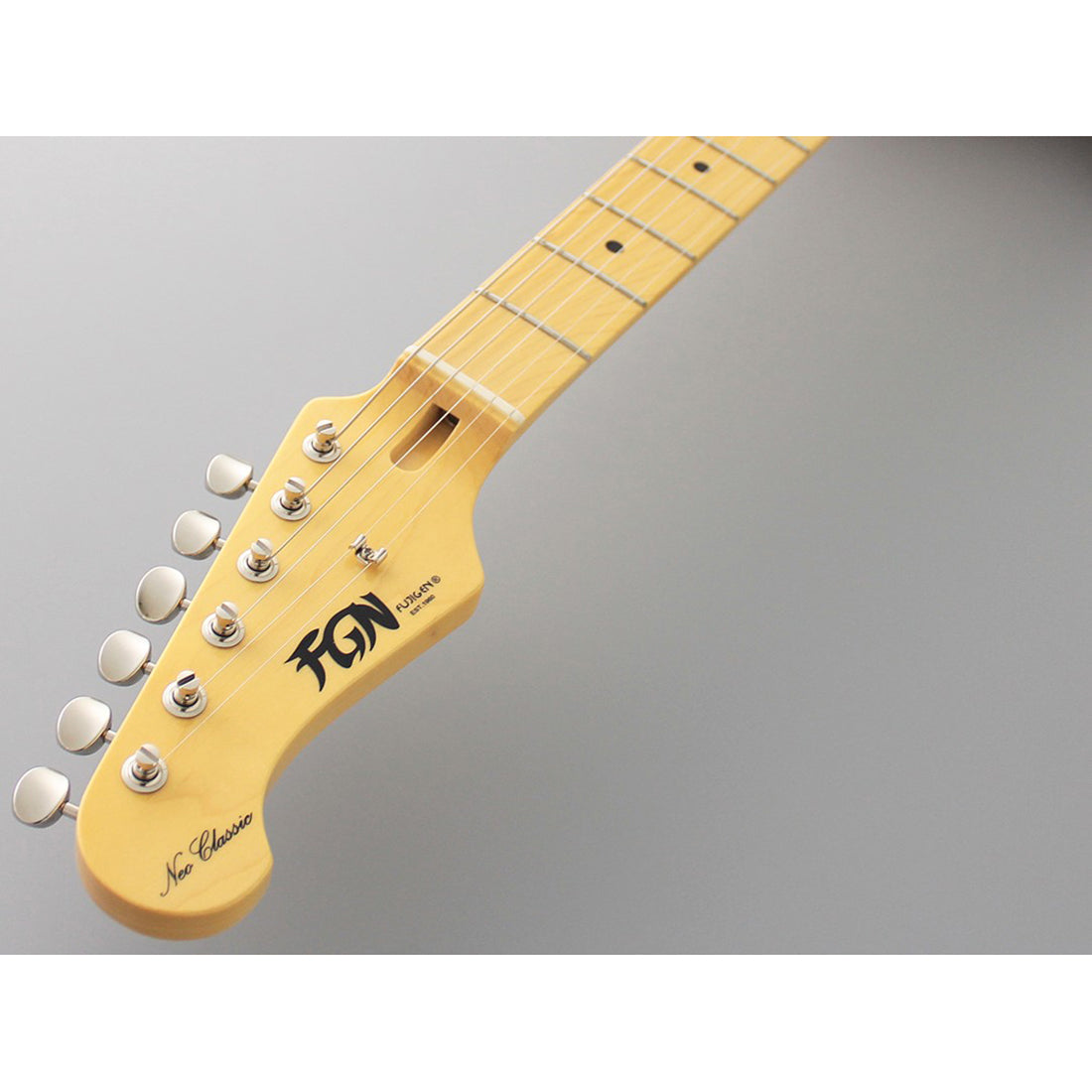 FGN NTE100MAHL/VNT Neo Classic TE Left-Handed Vintage Natural Electric Guitar Including Gig Bag