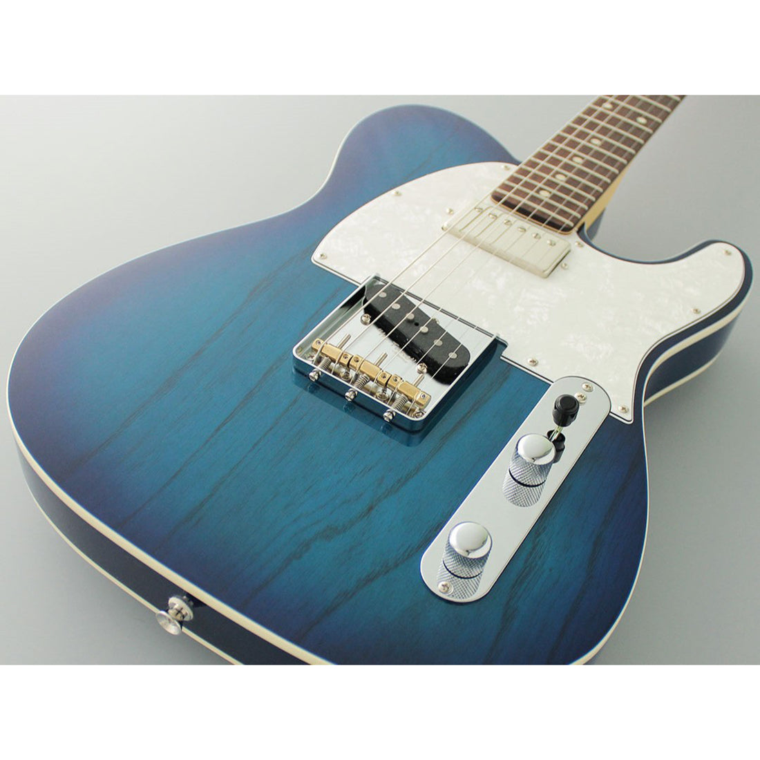 FGN NTE210RAH/SBB Neo Classic TE See-Thru Blue Burst Electric Guitar Including Gig Bag
