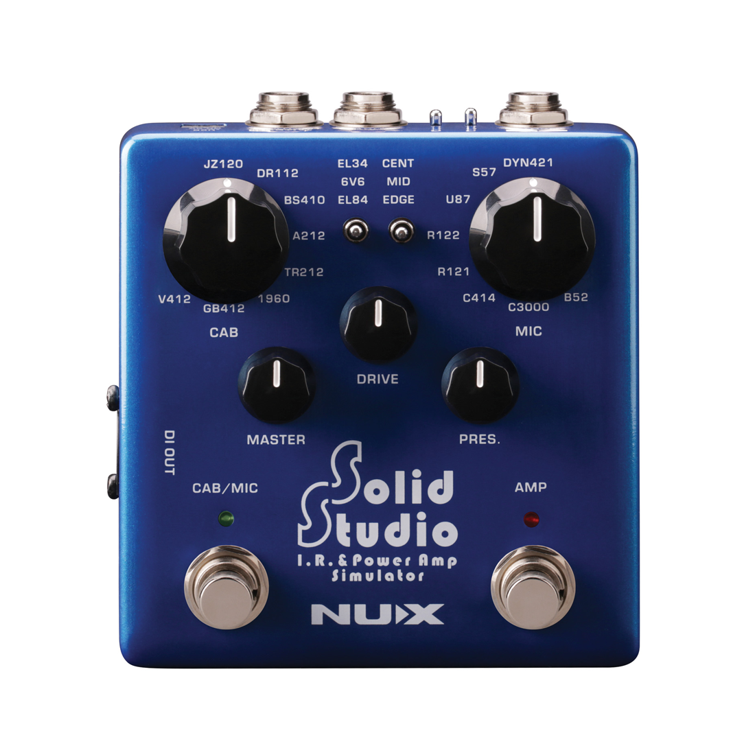 Simulatore di amplificatori di potenza e IR Solid Studio NU-X Verdugo Series