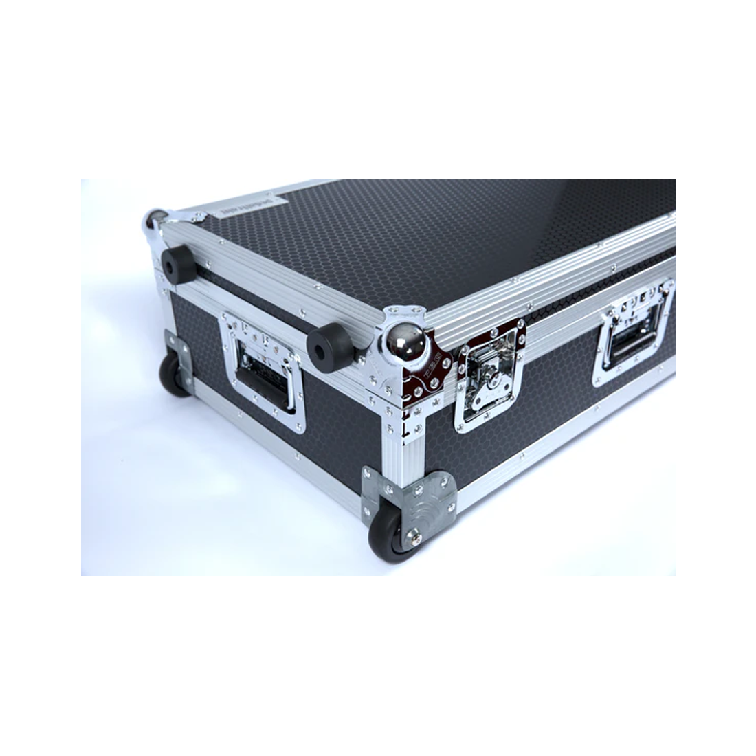 Pedaltrain Classic 3 con valigia da viaggio con ruote in finitura a nido d'ape nera