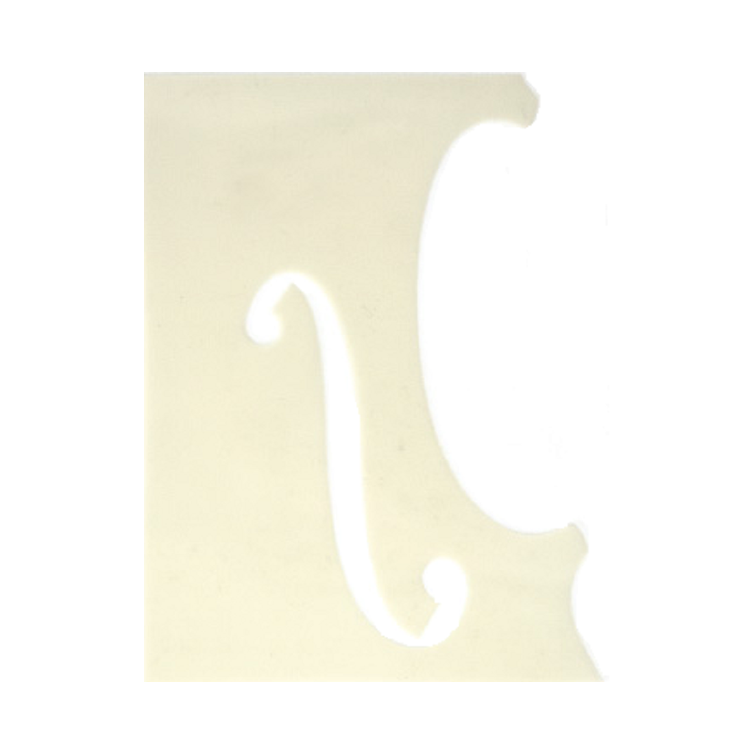 Pattern Violin F-Hole Guarneri