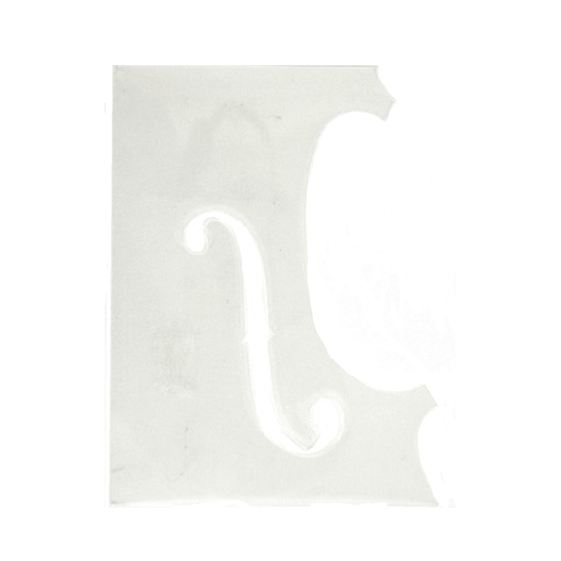 Pattern Violin F-Hole Strad