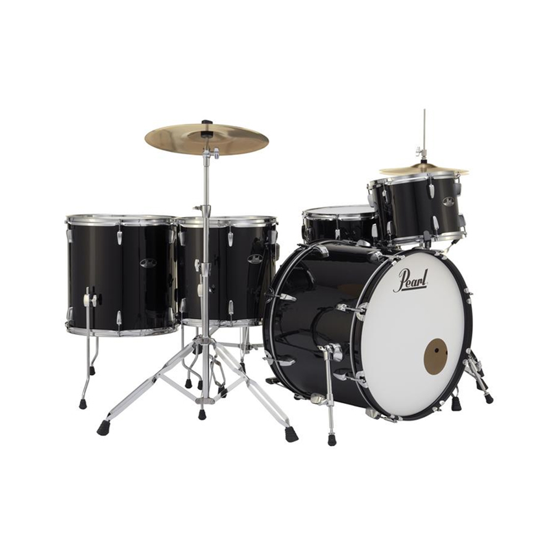 Pearl RS Roadshow-X 22in 5-piece Drum Set with Hardware - Jet Black