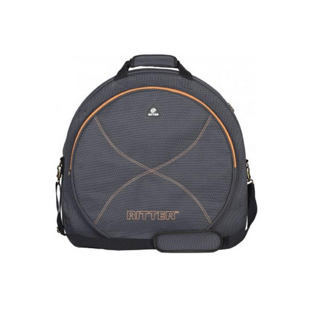 Ritter RDS7-C03/MGB Misty Grey-Leather Brown Deluxe Cymbal Bag 22in