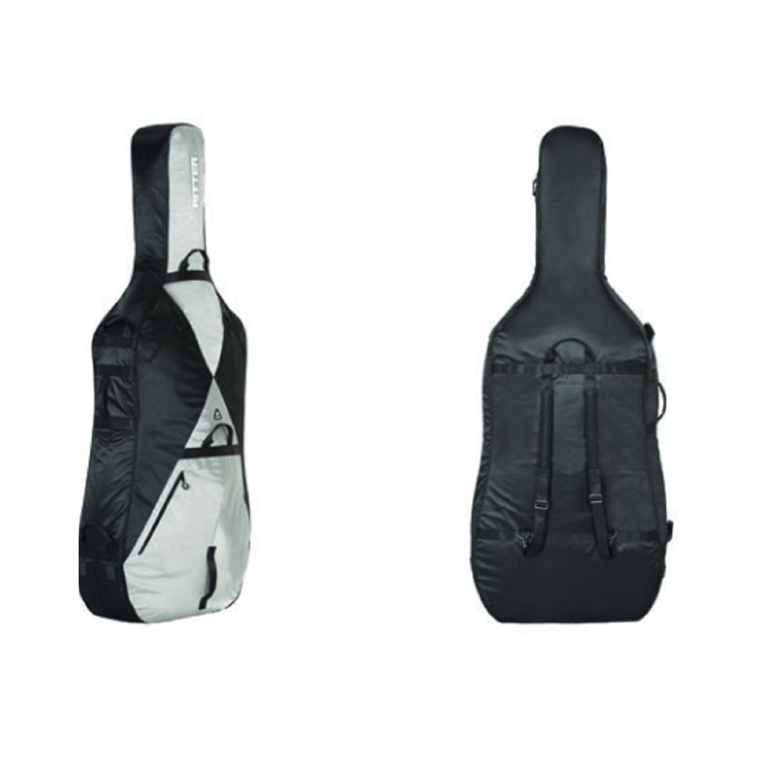 Ritter RSP5-CF/BSG Nero - Grigio Argento Borsa per violoncello 4/4