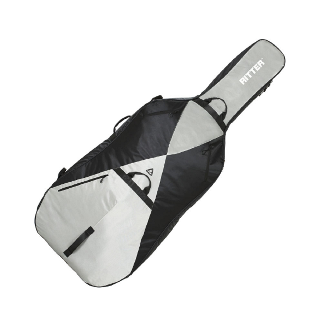 Ritter RSP5-DBT/BSG Black -Silver Grey 3/4 Size Double Bass Bag