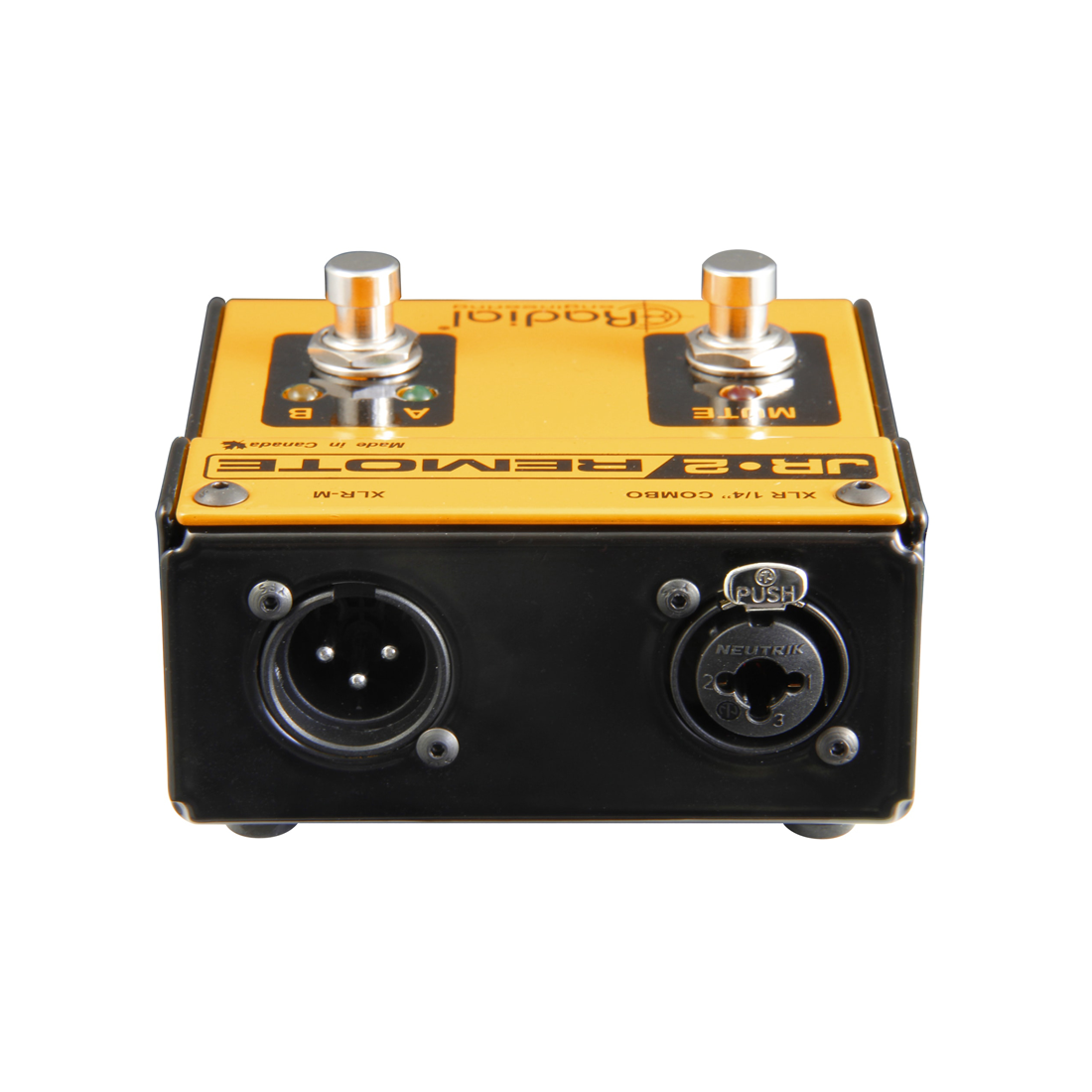 Radial JR-2 - Remote Control A/B input select and mute-w/remote powered LEDs