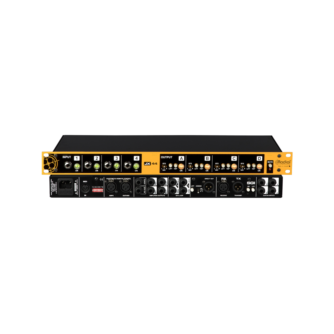 Radial JX44 V2 Guitar, Amp & FX Signal Chain Manager