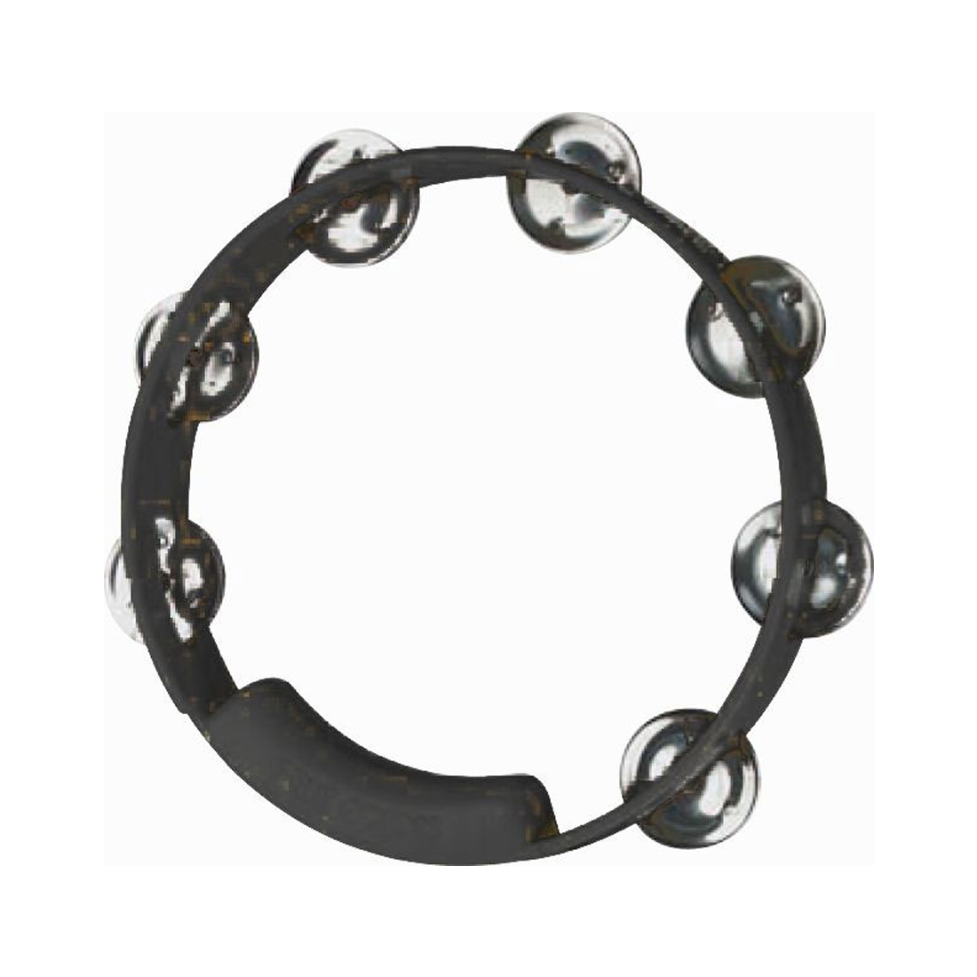 Rhythm Tech TC4018-U True Colours 8-Inch Black Nickel Jingles Tambourine