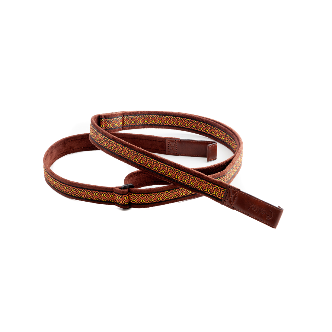 Right On Straps HOOK Classical-Dual-Hook Havana Brown Classical Guitar Strap