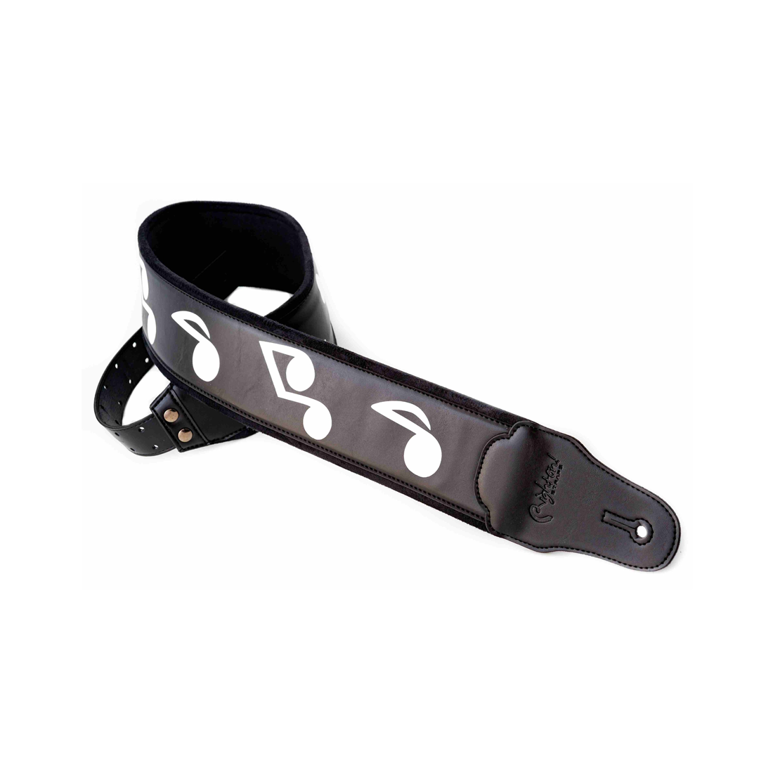 Right On Straps LEGEND SRV Black Guitar Strap