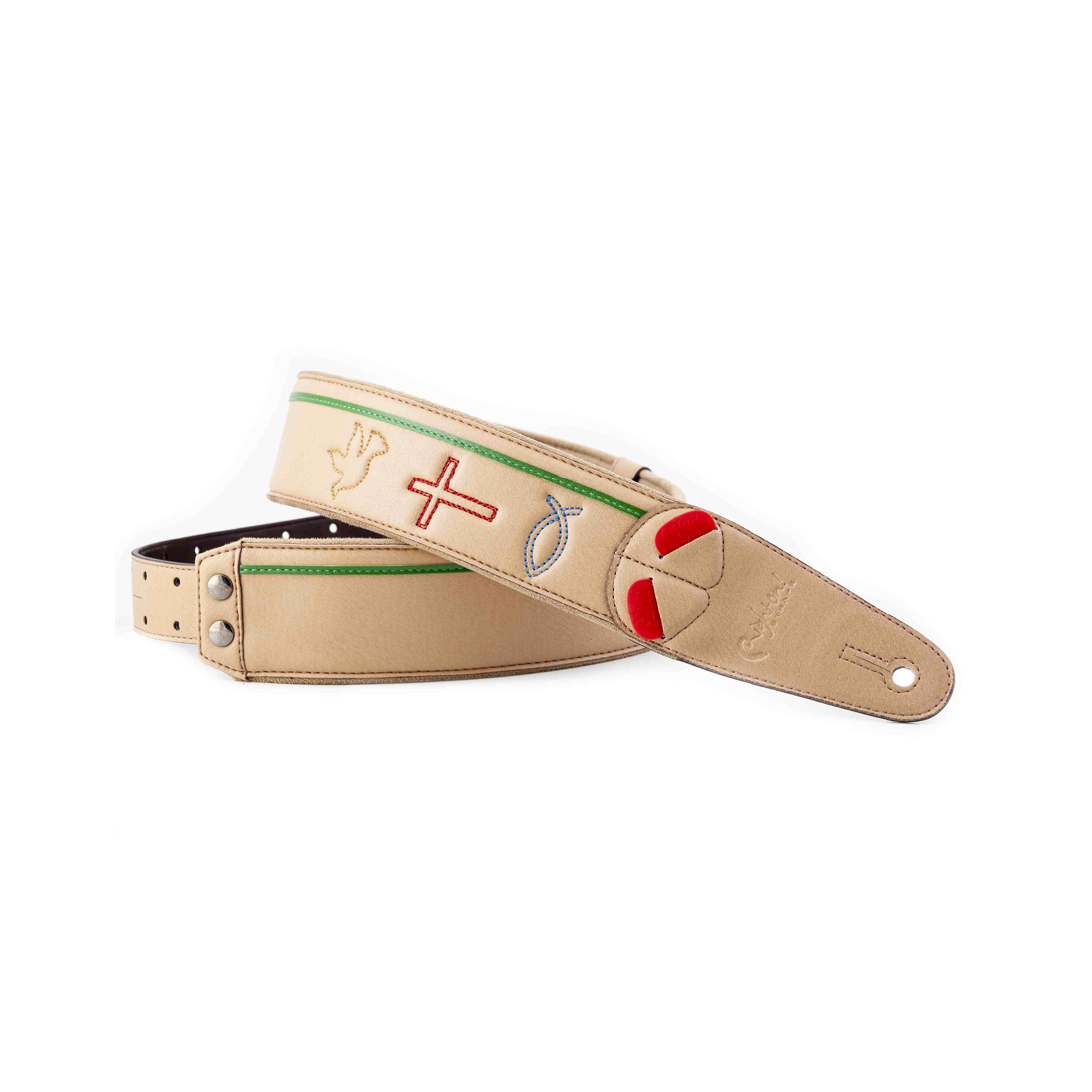 Right On Straps MOJO Miracle Beige Guitar Strap