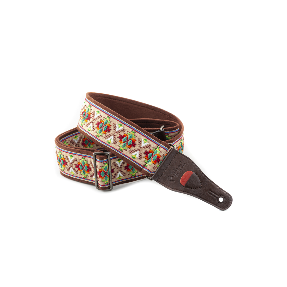 Right On Straps STANDARD PLUS Lollapalooza II Beige Guitar Strap