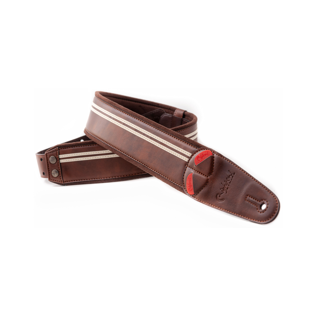 Right On Straps MOJO Race 60 Brown Guitar Strap