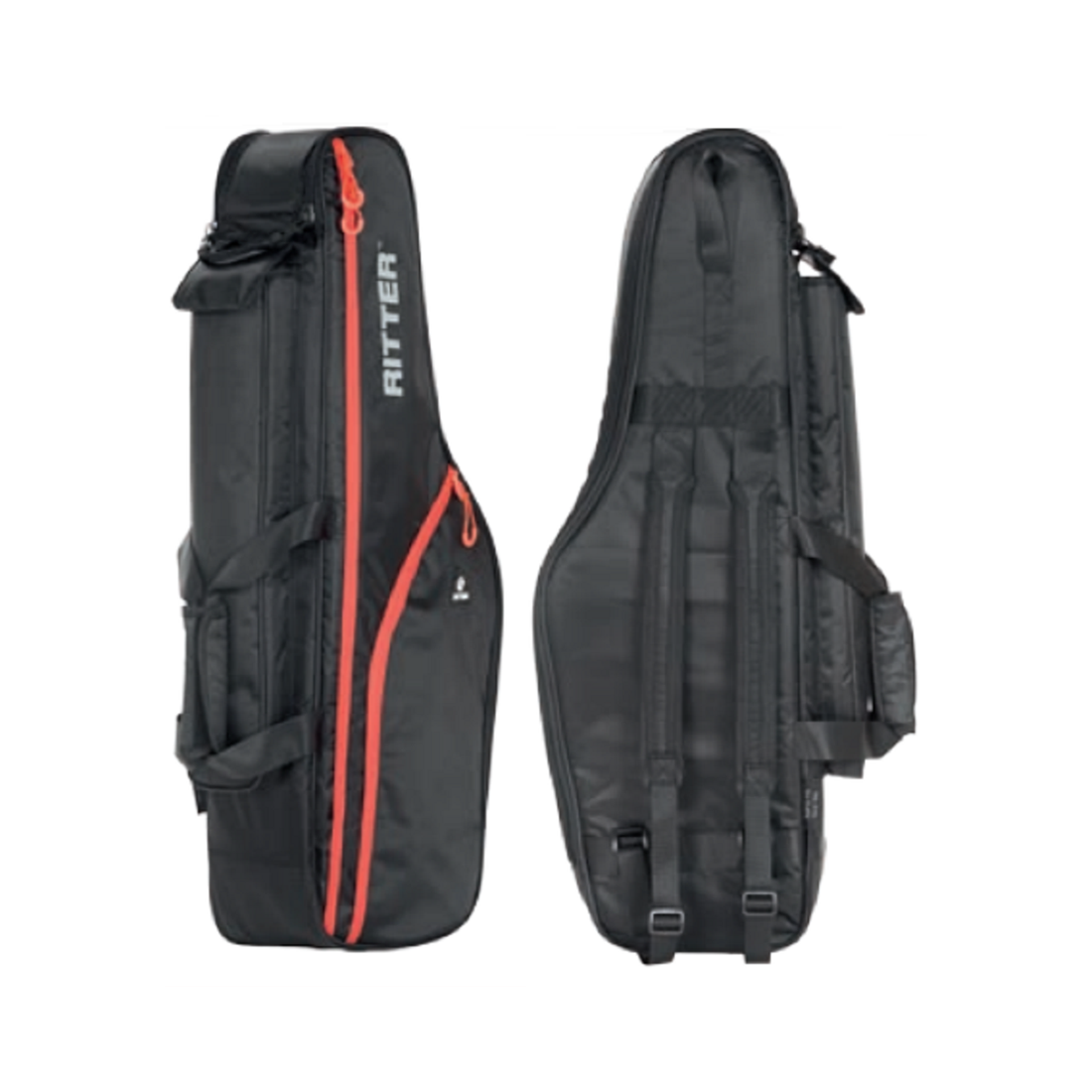 Borsa per sax tenore Ritter RBP2-TS/BRD nera-rossa