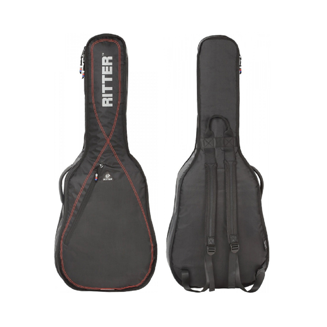 Ritter RGP2-UB/BRD Black-Red Baritone Ukulele Bag