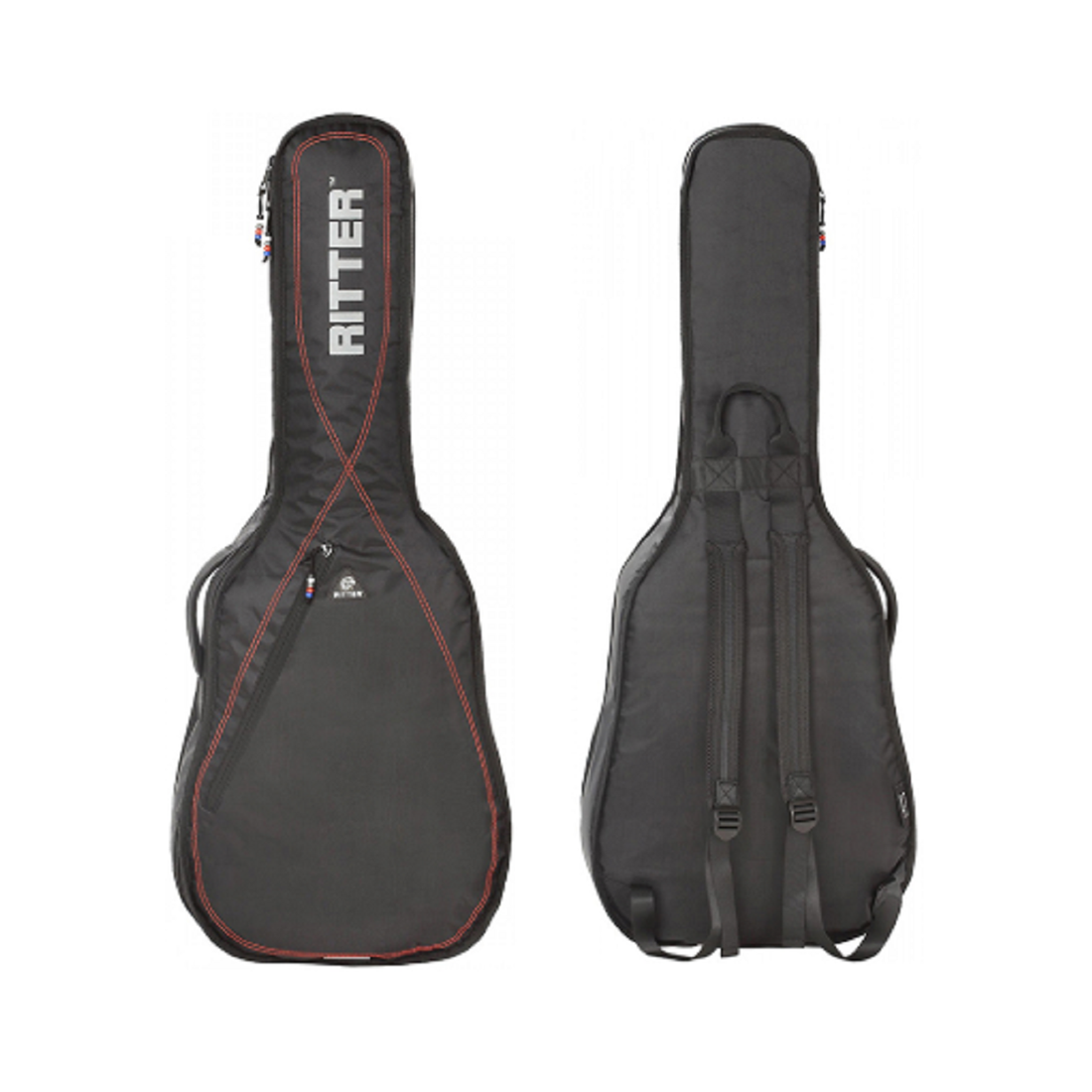 Ritter RGP2-UT/BRD Black-Red Tenor Ukulele Bag