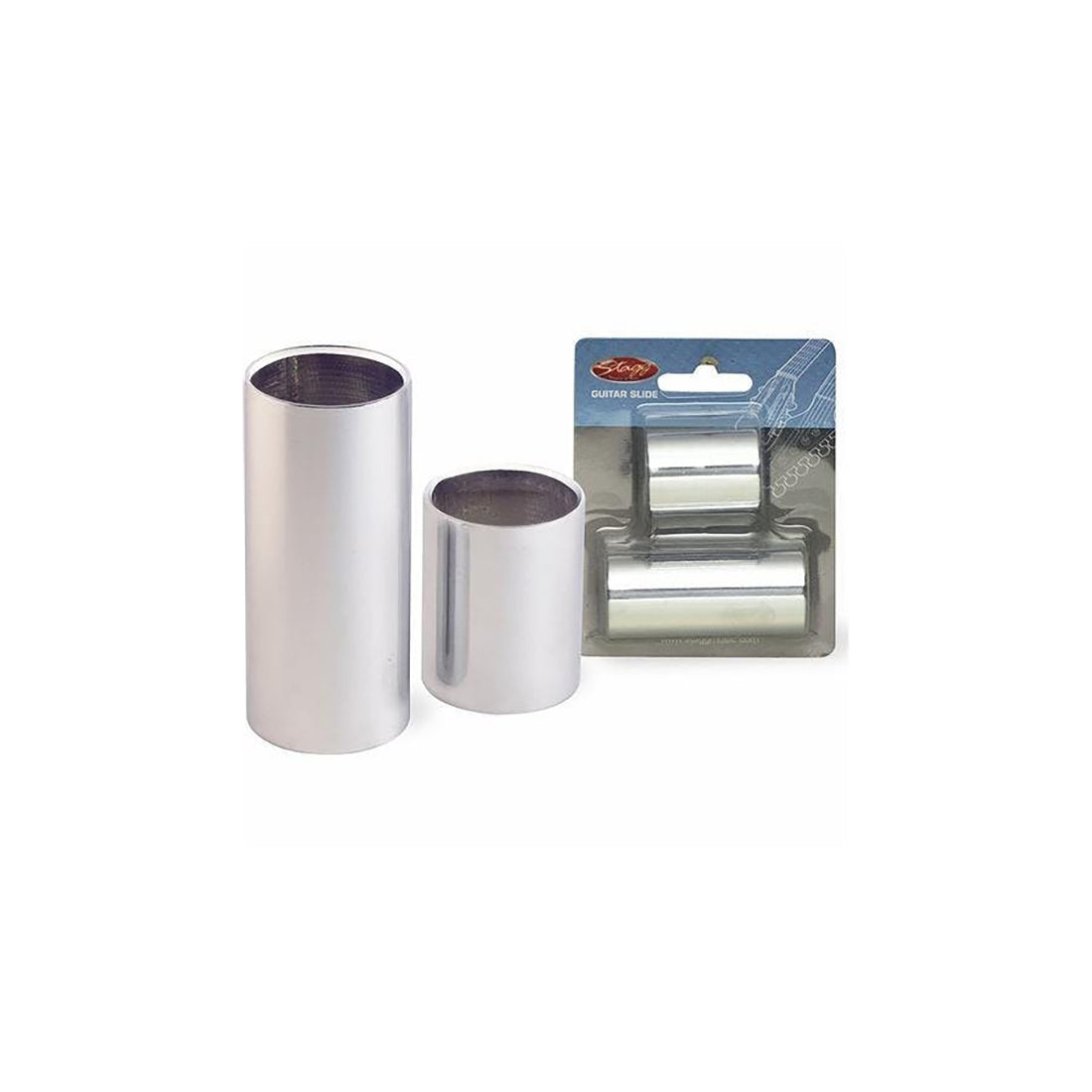 Stagg Chromed Steel Slide Set – Medium