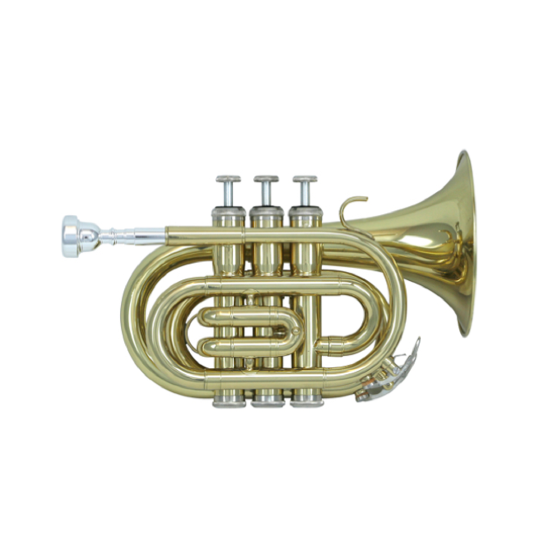 Schagerl SLPT700 Bb Pocket Trumpet with Mouthpiece and Case - Lacquered Finish