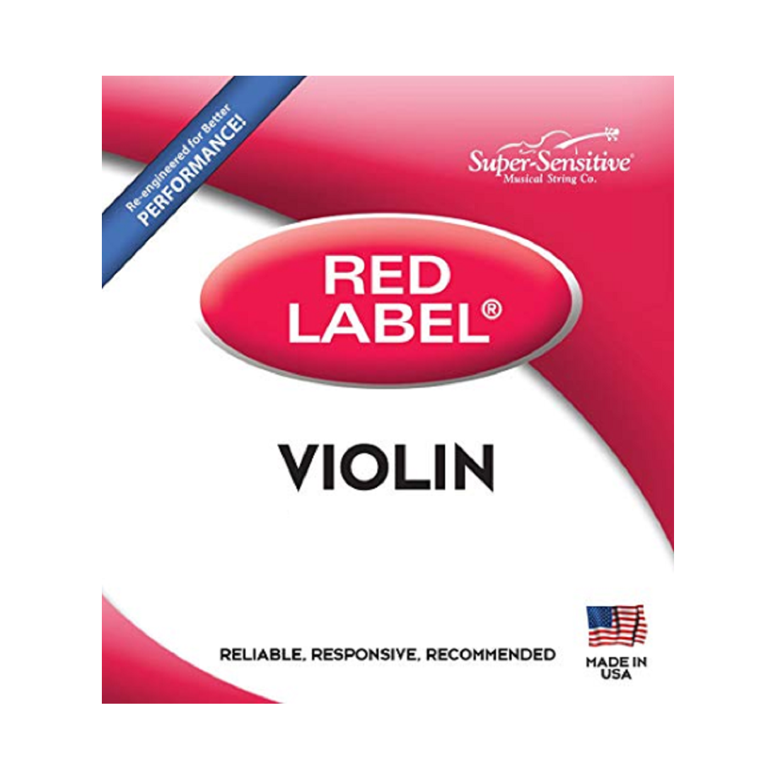 Corde per violino Super Sensitive Red 4/4 Medium
