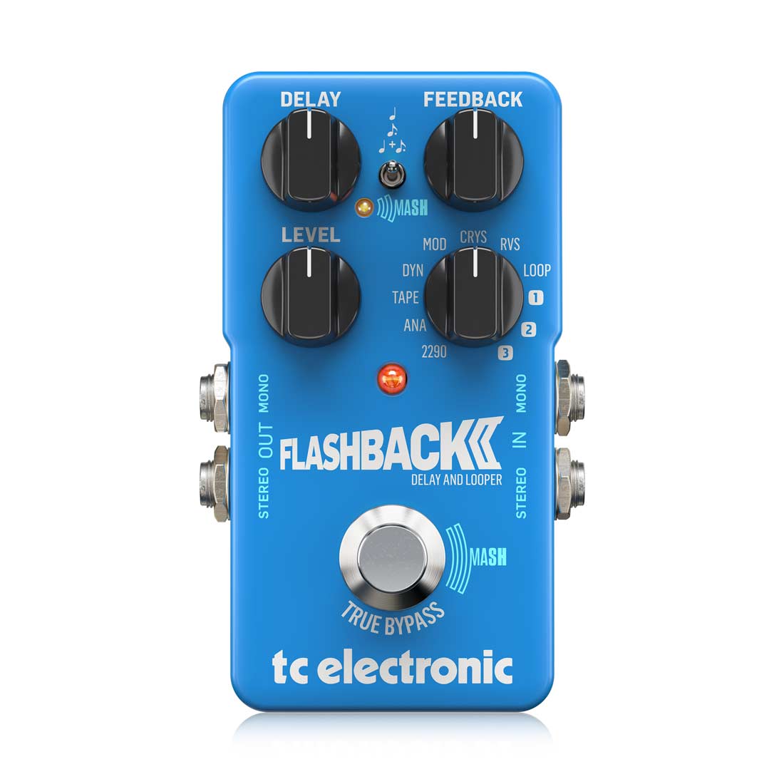 TC Electronic Flashback 2 Delay and Looper Pedal with Mash Technology