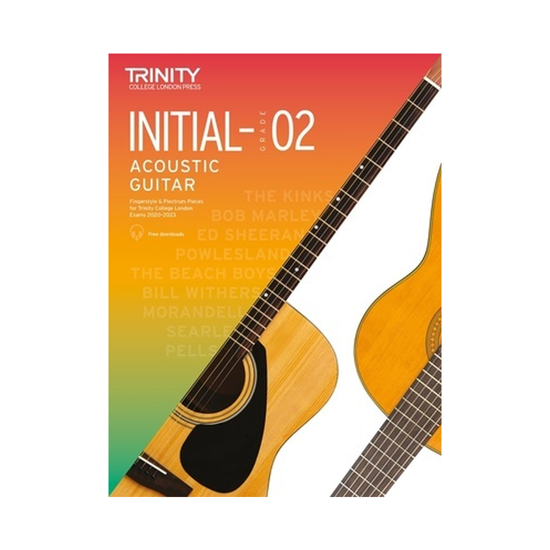 Acoustic Guitar Exam Pieces Initial-Grade 2 from 2020