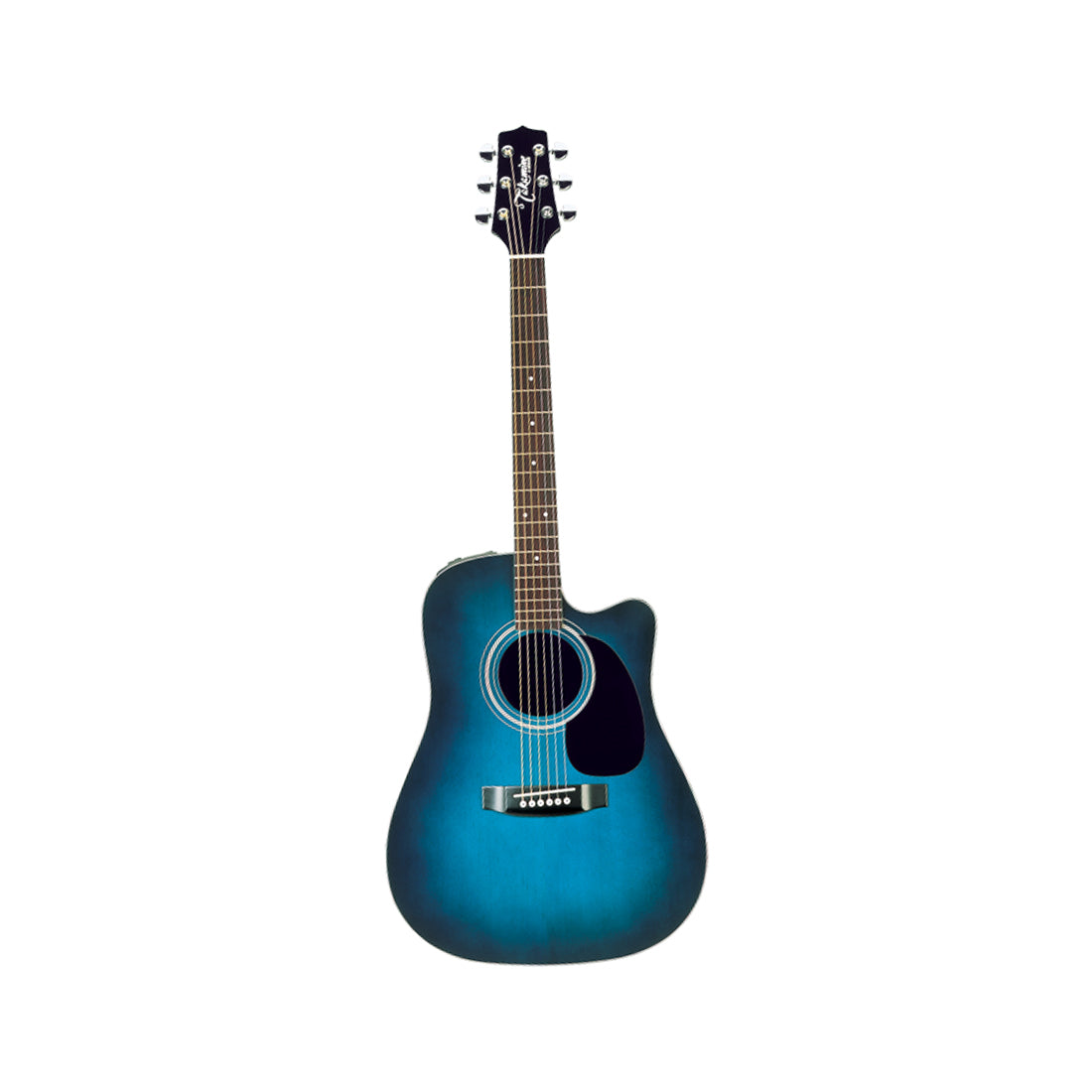Takamine TED2DCBLU Blue Gloss Dreadnought Acoustic-Electric Guitar