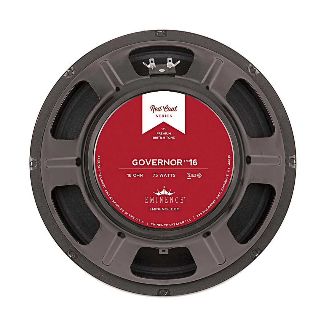 Eminence THEGOVERNOR-16 12in Speaker 75w 16 Ohm