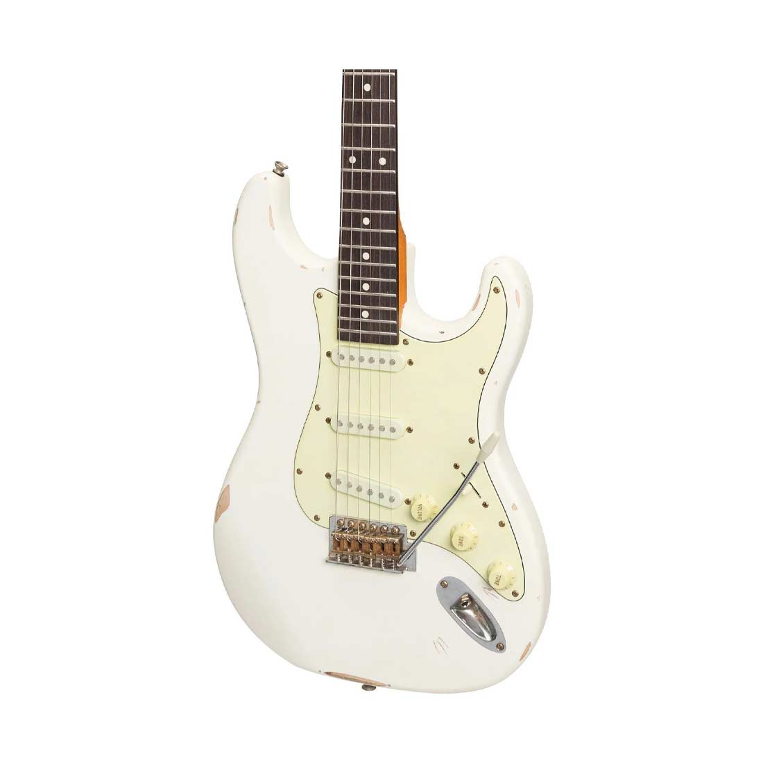 Tokai Vintage White Relic Legacy ST-Style Electric Guitar