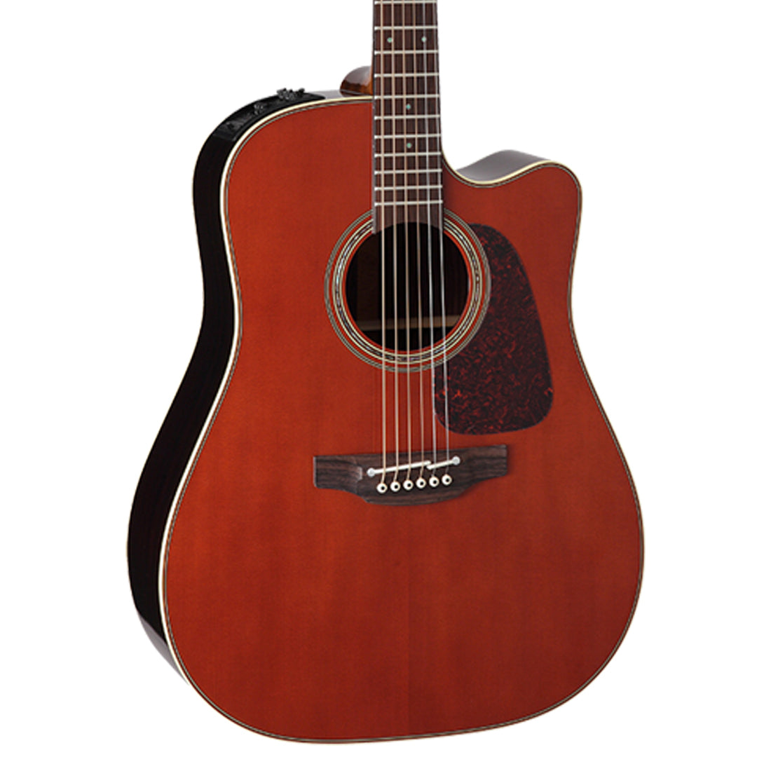 Takamine Pro Series 5 Dreadnought Acoustic Electric Guitar with Cutaway in Whiskey Brown Gloss Finish