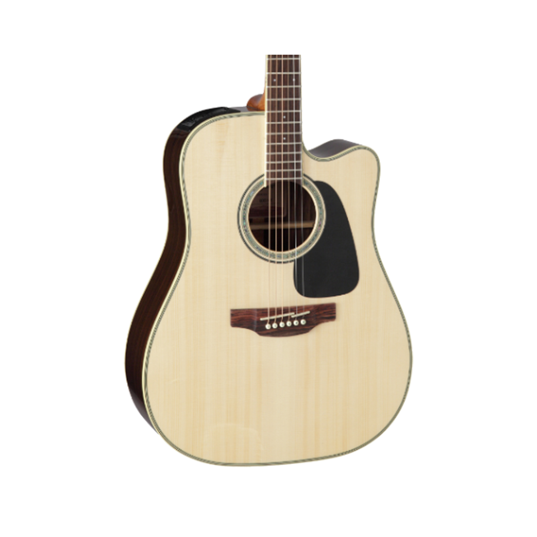 Chitarra acustica elettrica Takamine TGD51CENATLH G50 Natural Gloss Series Dreadnought per mancini con spalla mancante 