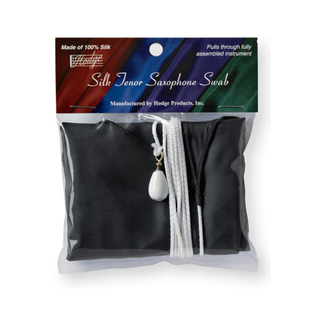 Tampone di seta per sassofono tenore Hodge Black 