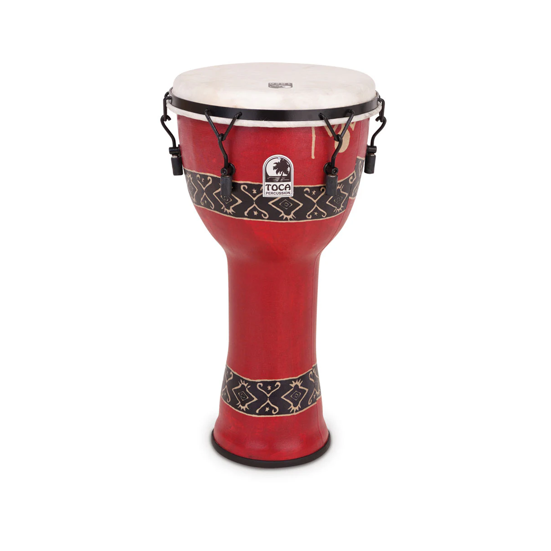 Toca 10 Inch Freestyle 2 Series Djembe in Bali Red
