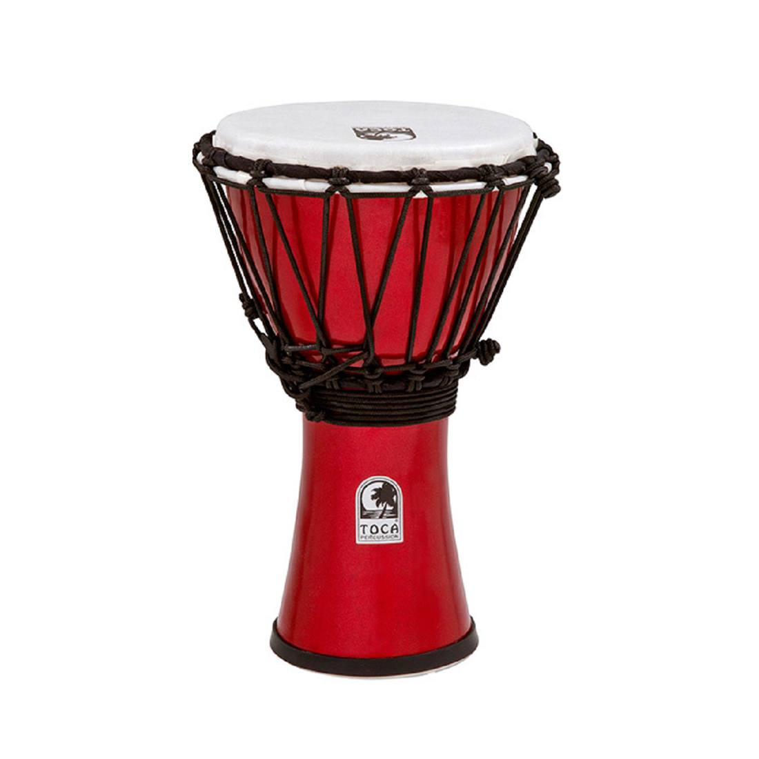 Toca 7 pollici Freestyle Colorsound Series Djembe in rosso metallizzato
