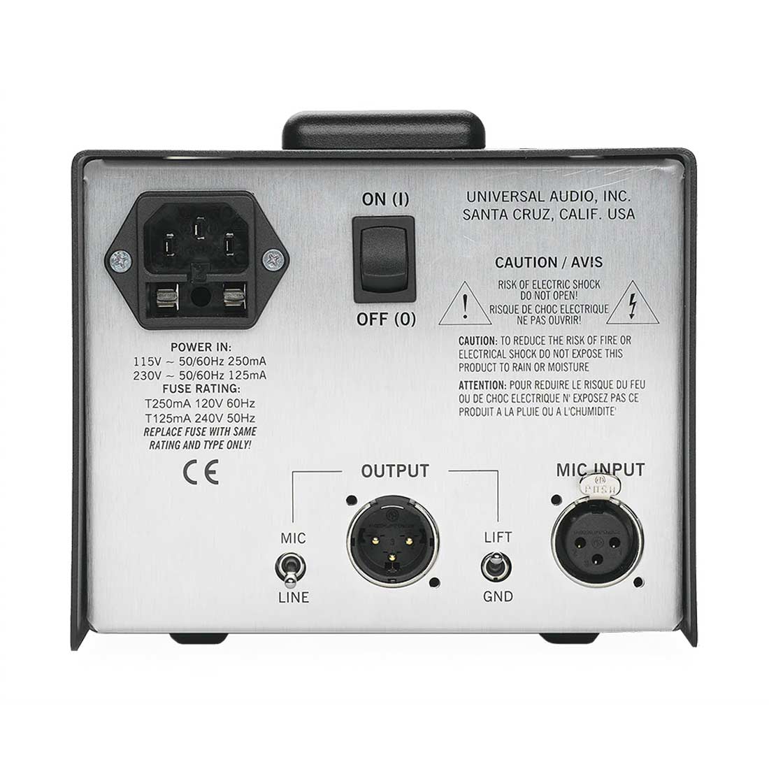 UA SOLO / 610 CLASSIC TUBE 1-CHANNEL MIC PRE / DI