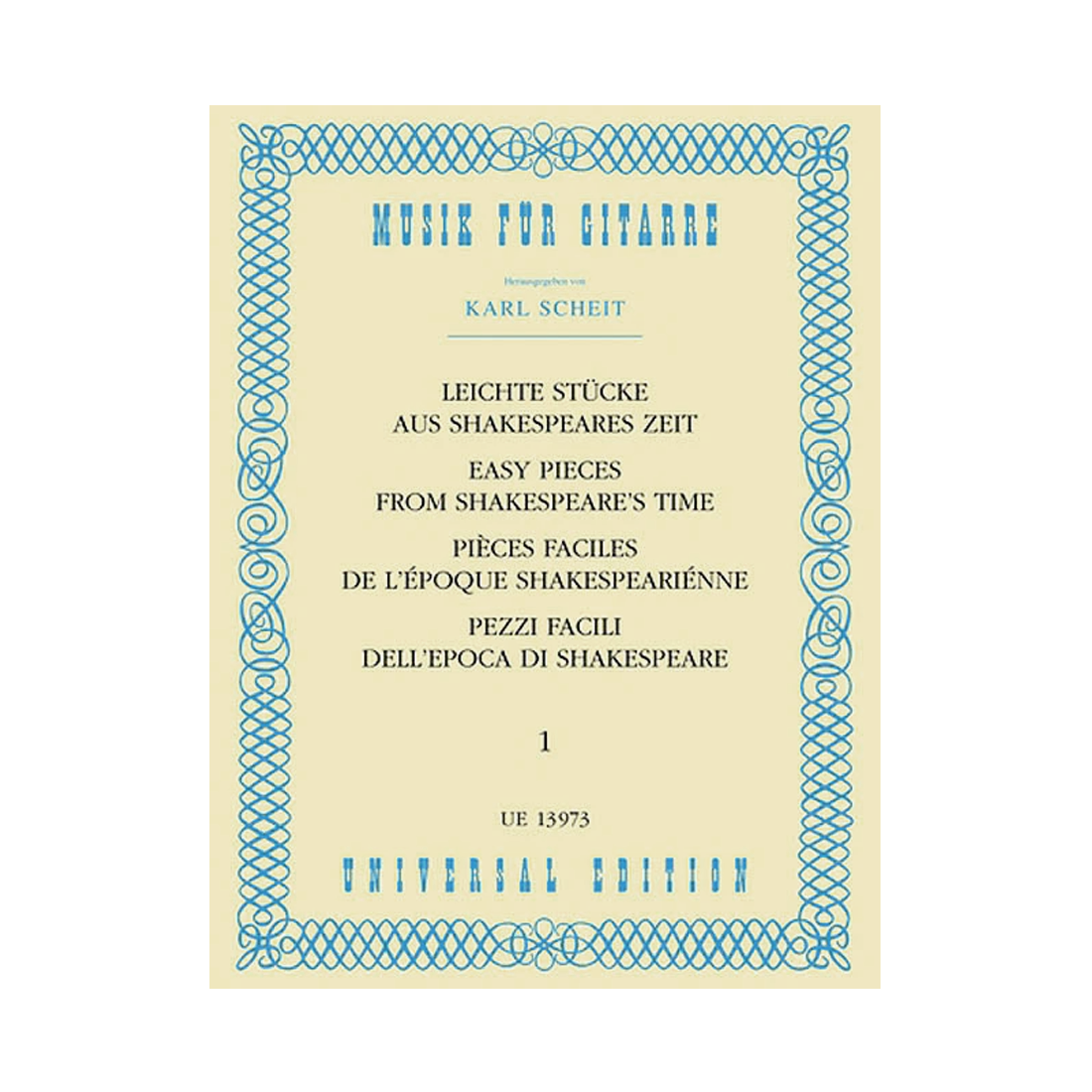 Easy Pieces from Shakespeare's Time