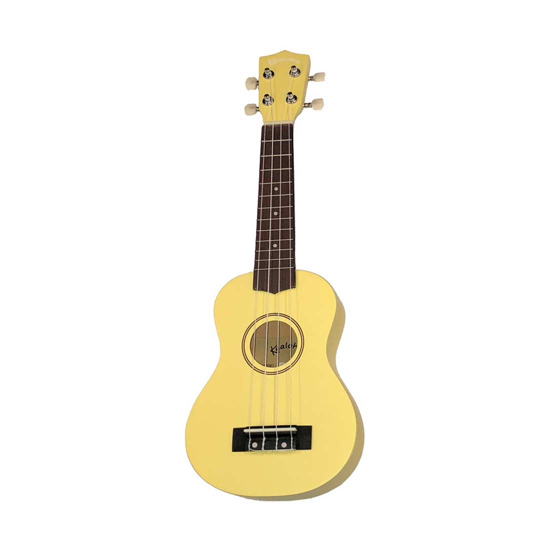Kealoha Wooden Coloured Series Soprano Ukulele with Bag in Yellow Finish